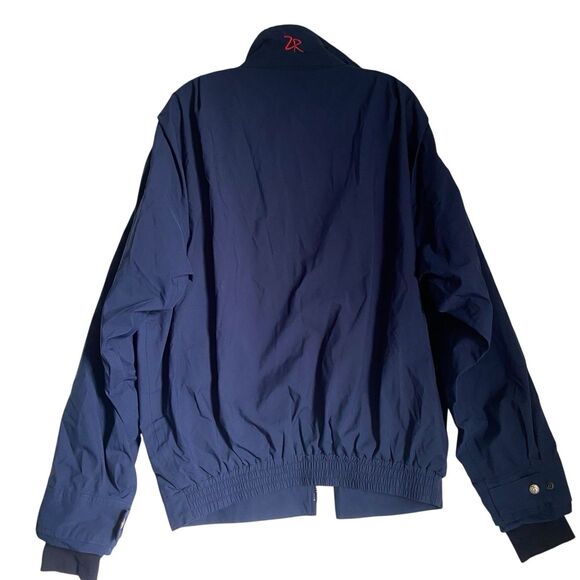Zero Restriction Golf Outerwear Jacket Men L Navy Gore-Tex Windbreaker Logo - Picture 9 of 10